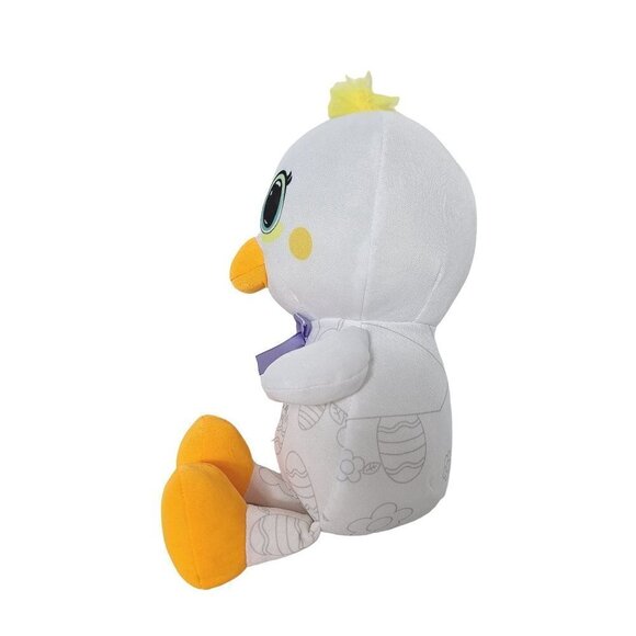 Crayola Easter Color n Plush Chick Washable Plush Stuffed Animal 2021 12.5" - Picture 4 of 5